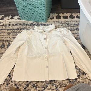 SHEIN White Jean Jacket